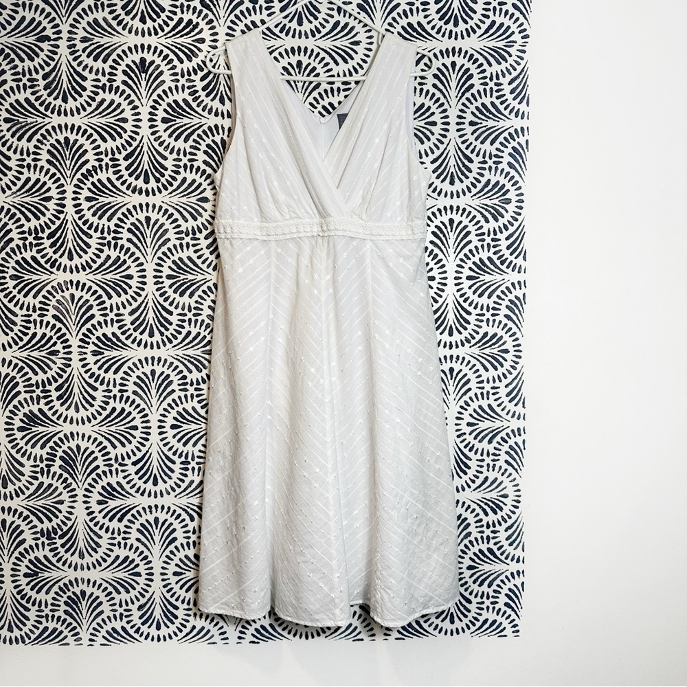 Rabbit Rabbit Rabbit Ivory White Beachy Boho Cotton Dress - Picture 3 of 14